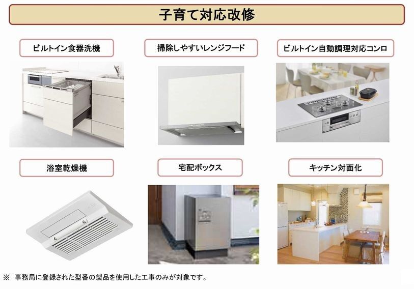 子育てエコホーム支援事業子育て対応改修工事内容